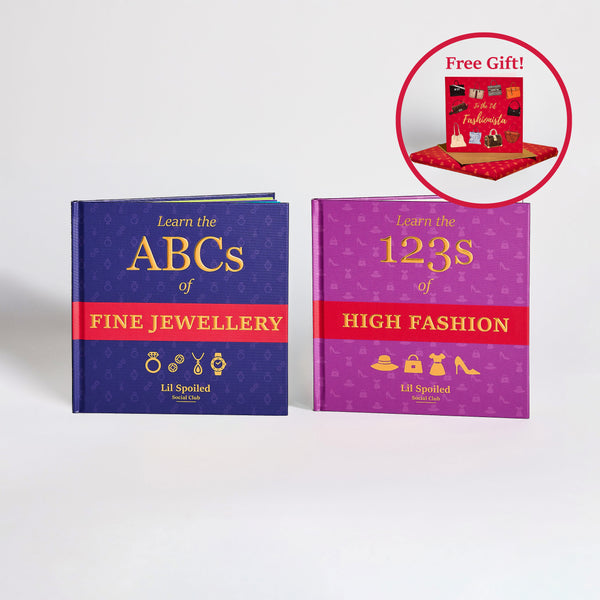 Fashion & Jewellery Education Bundle (2-Book set) - Free Gift Packaging Set!